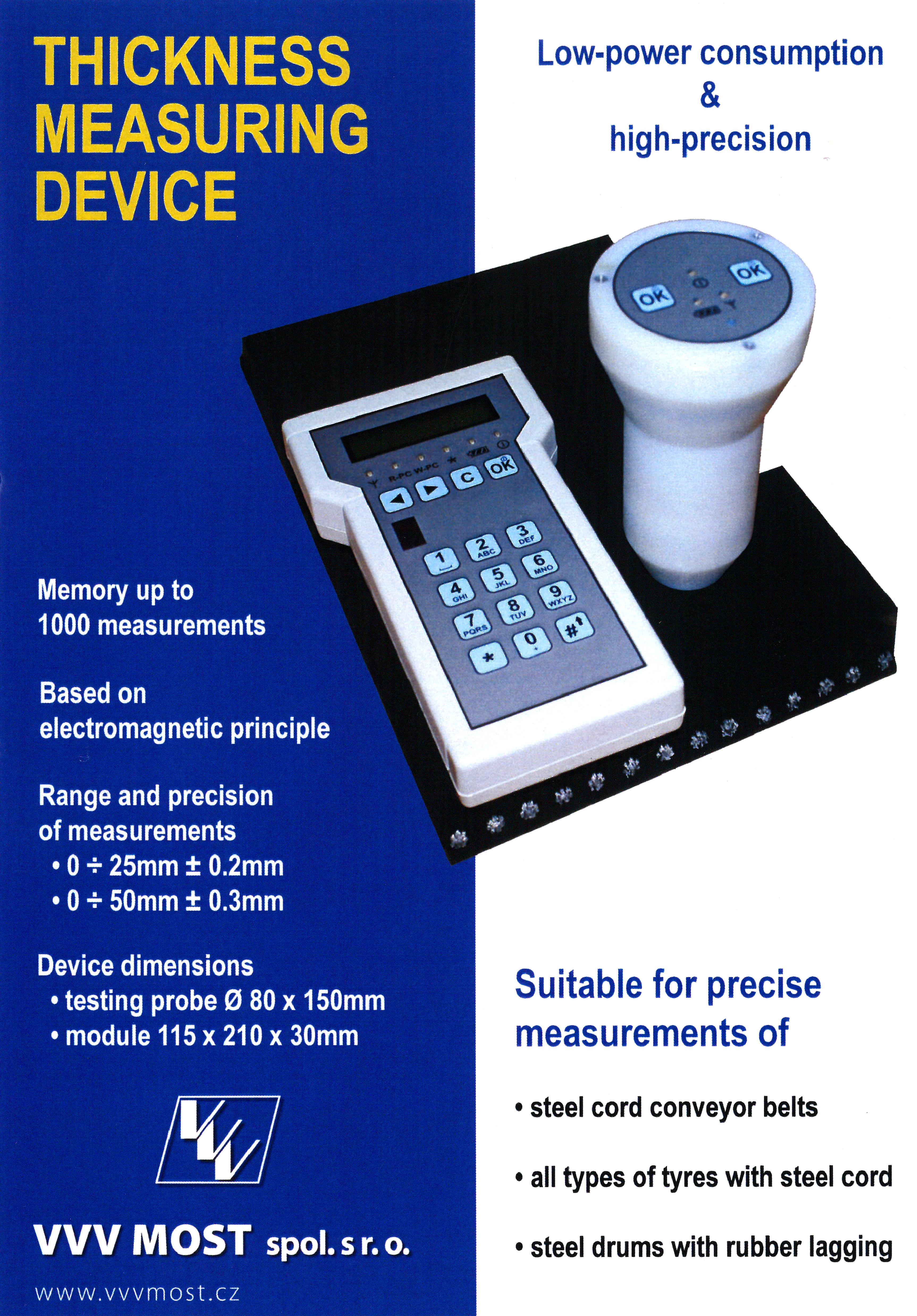Thickness measuring device